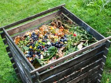 Full compost bin